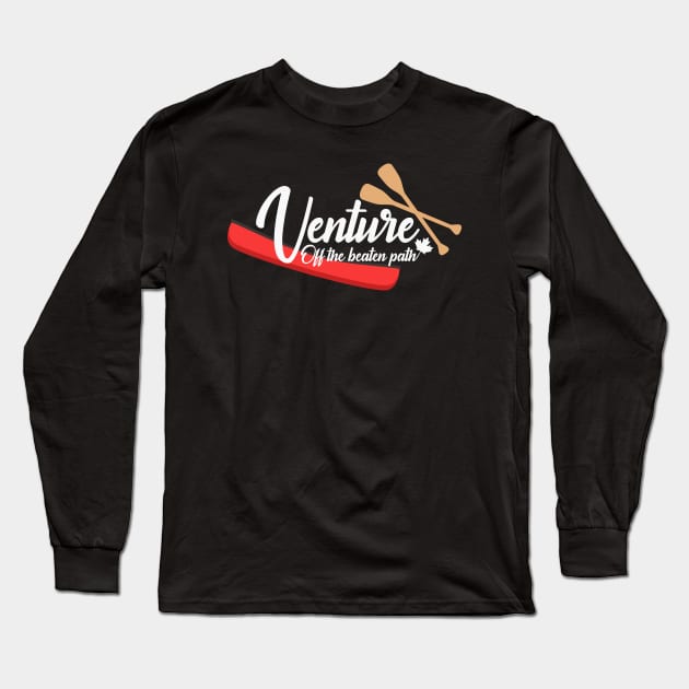Venture off the Beaten Path Long Sleeve T-Shirt by Planetarydesigns